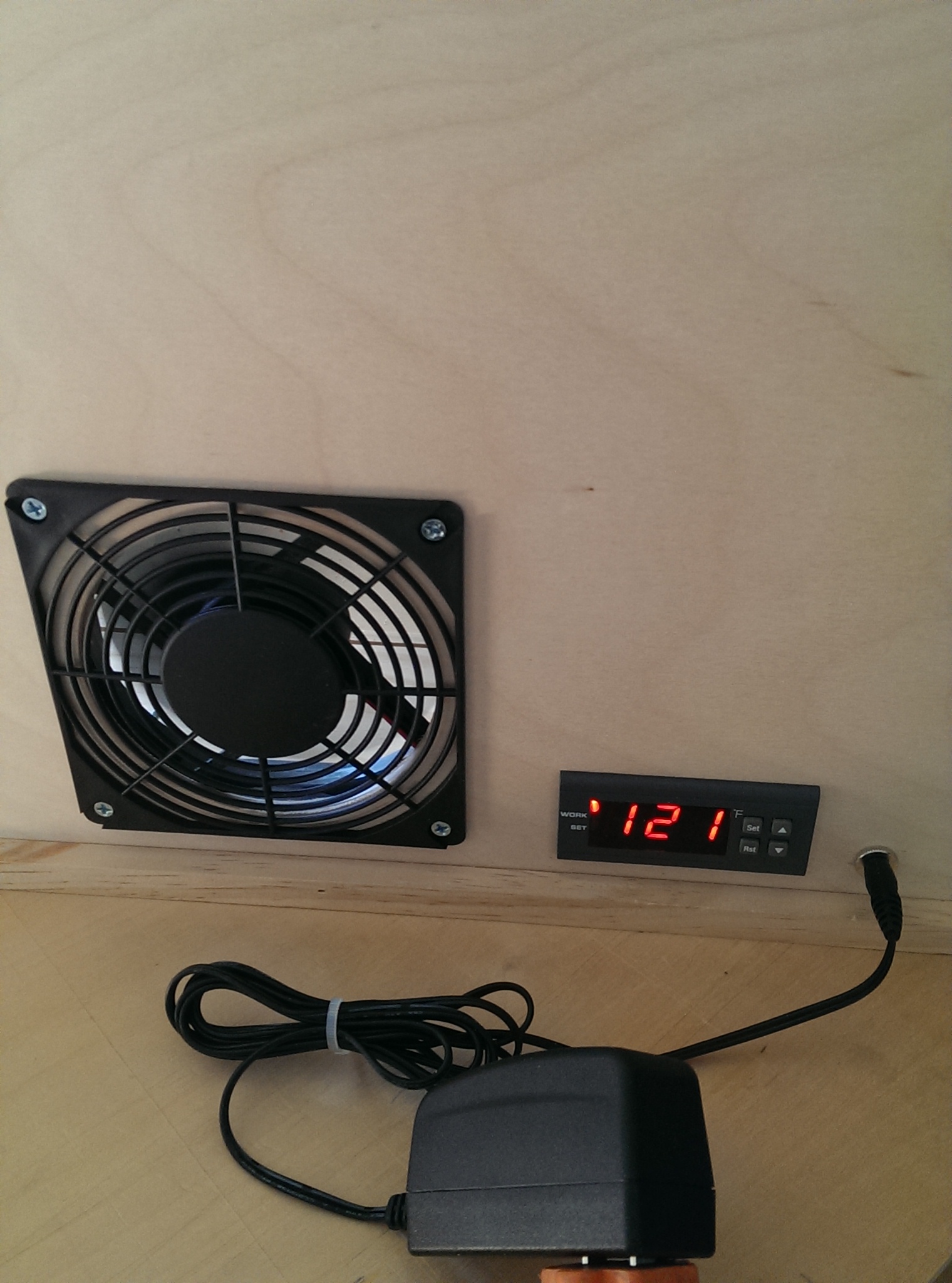 Solar Window Heater Temperature Switch